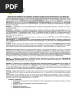 Renovacion Contrato de Trabajo Sujeto A La Modalidad de Necesidad Del Mercado