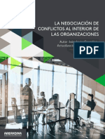 La Negociacion de Conflictos Al Interior de Las Organizaciones