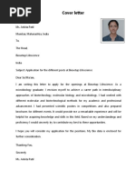 Ankita Patil's CV - ANKITA PATIL