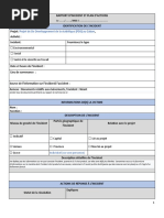 Rapport Incident Vide