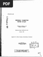 Variable Diameter Rotor Study