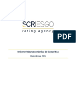 Informe Macroeconómico de Costa Rica Diciembre 2021