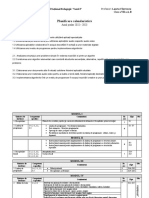 VII - Planificare - Calendaristica - INFO