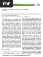 Mutations Had A Higher Derived Genomic Heterozygosis