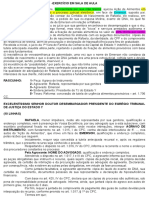 EXERCÍCIO EM SALA DE AULA - Agravo