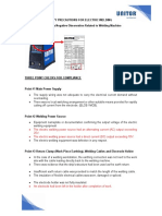 OCIMF SIRE 2.0 Welding Machine 3 Point Checks