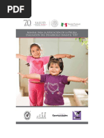 Manual para La Aplicación de La Prueba Evaluación Del Desarrollo Infantil "EDI"