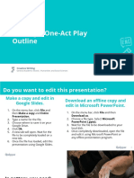 CRW11 - 12 Q2 0406M - PS - Writing A One-Act Play Outline