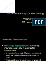 Propositional Logic & Reasoning: Vikram Pudi IIIT Hyderabad