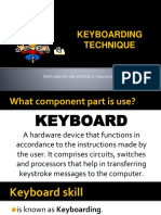 Keyboarding Technique