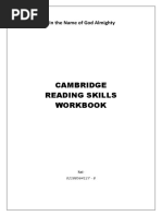 Cambridge Reading Skills Workbook