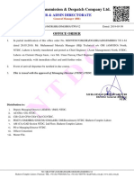 National Transmission & Despatch Company LTD.: HR & Admn Directorate