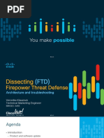 BRKSEC-3455 2019 Dissecting (FTD) Architecture and Troubleshooting