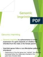 Genomic Imprinting