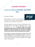 Guía de Uso y Estudio de YouTalk TV Plus