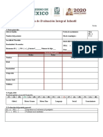 Cedula de Evaluación Integral Infantil 2021