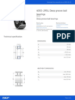 6003-2RSL Deep Groove Ball Bearings - 20210525