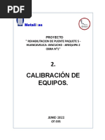 Calibracion de Equipos