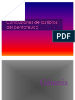 Conclusiones de Los Libros Del Pentateuco