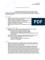 Assessment Musculoskeletal