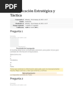 EXAMEN UNIDAD UNO CLASE 4 Comunicación Estratégica y Táctica