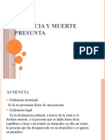 Ausencia y Muerte Presunta-1