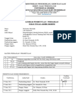 Lembar Pembetulan Atau Perbaikan Ujian