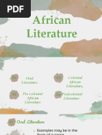 African Literature