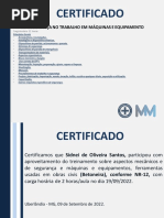 Certificado NR 12