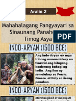 Sinaunang Kabihasnan Sa Timog Asya