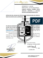 Subrogo Defensa y Solicito Copia de Sentencia