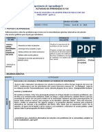 Actividad de Aprendizaje Semana 34 Iv Bimestre