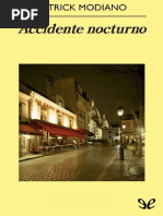 Accidente Nocturno Patrick Modiano