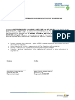 Anexo 01 ASIGNACIÓN DEL RESPONSABLE DEL PLAN ESTRATEGICO DE SEGURIDAD VIAL