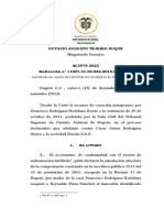 Octavio Augusto Tejeiro Duque: (Aprobada en Sesión de Veintitrés de Noviembre de Dos Mil Veintidós)