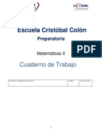 Cuaderno de Trabajo Matematicas Ii Ene23