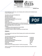 IFRS 16 - Sale and Leaseback