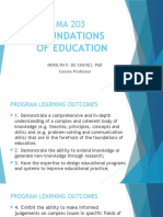 Foundations of Education