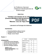 REPORTE FINAL Análisis Aproximado de Los Alimentos