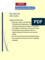 Entrance Paper-1