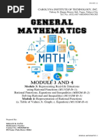 Module 3 and 4-General Mathematics