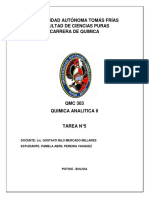 Universidad Autónoma Tomás Frías Facultad de Ciencias Puras Carrera de Quimica