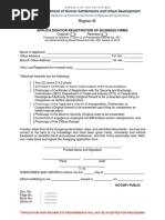 Application Form License To Sell DHSUD