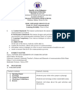 Lessson Plan Nature and Elements of Communication