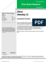 Zillow Initiating Coverage 8.10.11