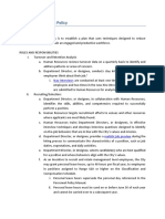 Employee Retention Policy PDF