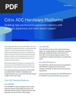 Citrix Adc Hardware Platforms