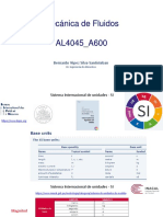 Mecánica de Fluidos AL4045 - A600: Bernardo Yépez Silva-Santisteban