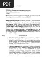 Peticion Registro Parcial