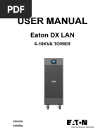 Eaton DX 6-10K LAN Manual de Usuario